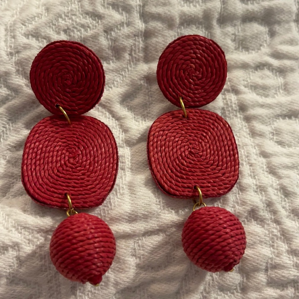 Noonday Collection Raffia Earrings